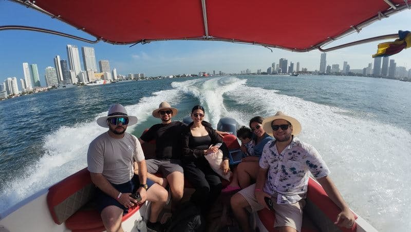 Guía local en una de las islas
